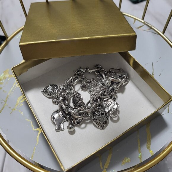 โจ Vintage Elephant Pendant Anklets โ Exquisite Silver Chain for Women โจ - Picture 2 of 4